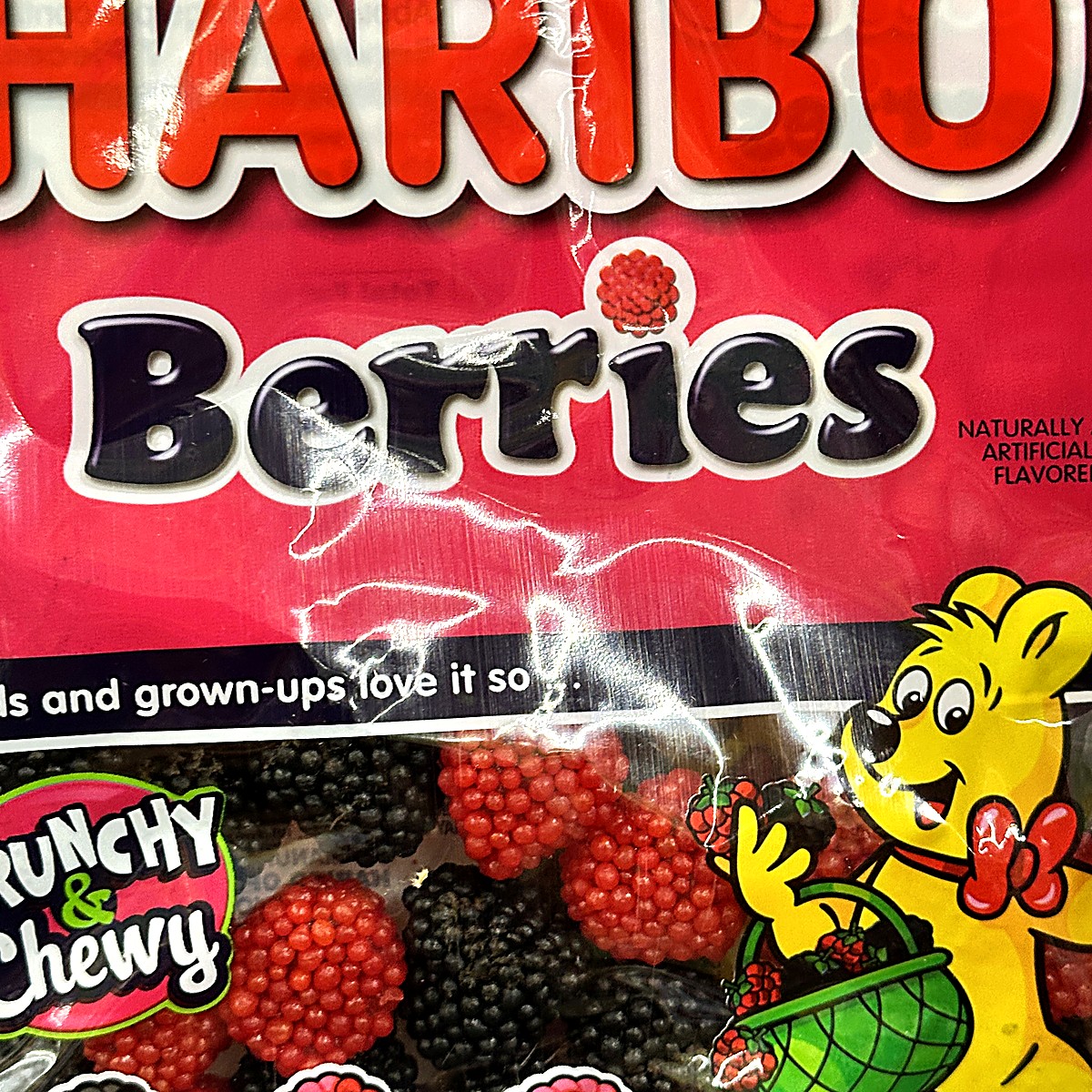 Real photo of Haribo Berries gummy candy