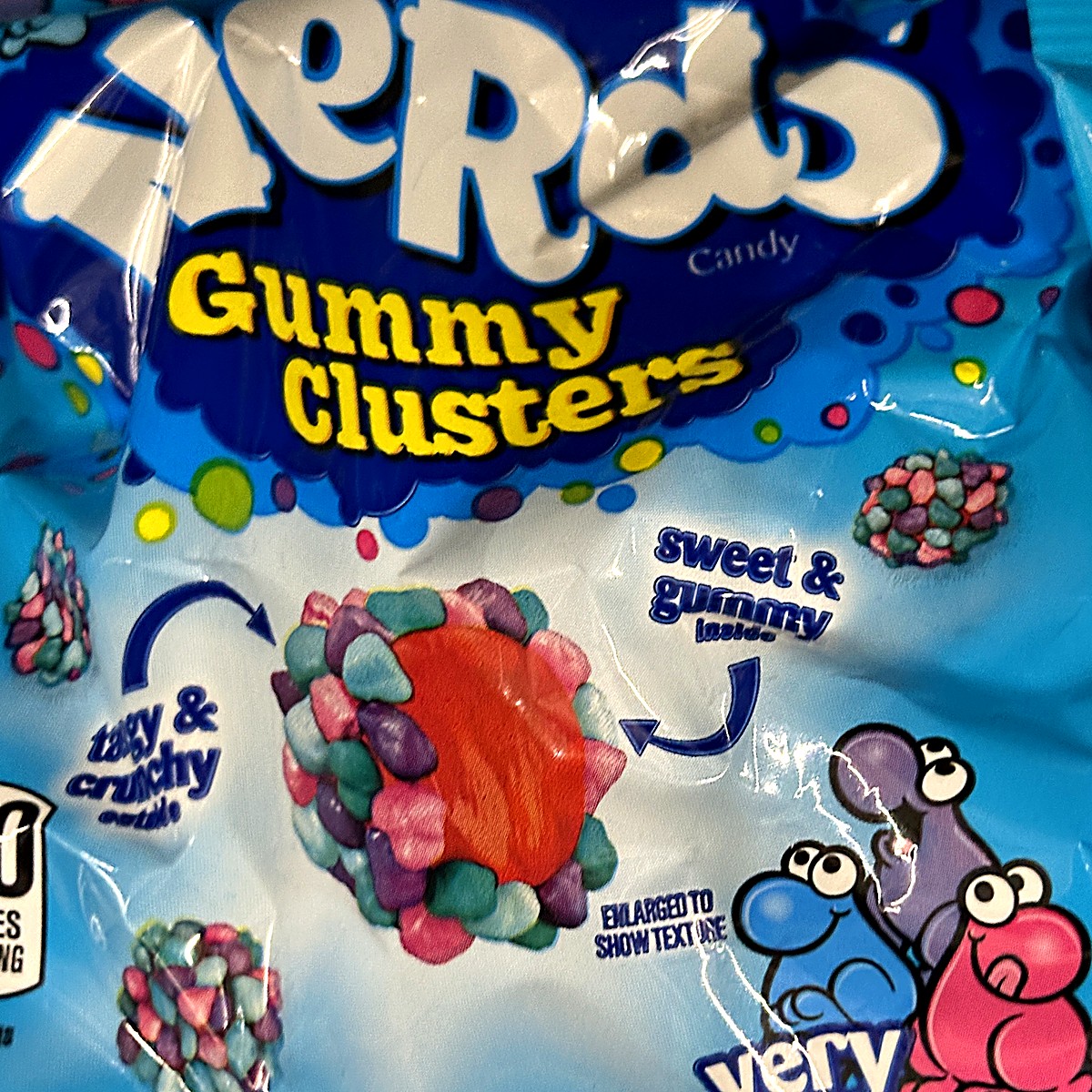 Real photo of Nerds Very Berry Gummy Clusters candy